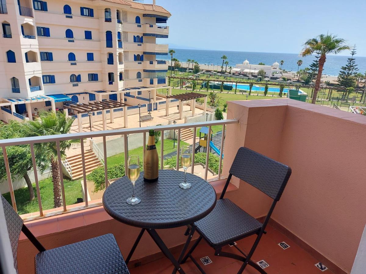 Noria 2, Pied Dans Le Sable, Magnifique Vue Mer, Piscine, Garage, Climatisation San Luis de Sabinillas Luaran gambar