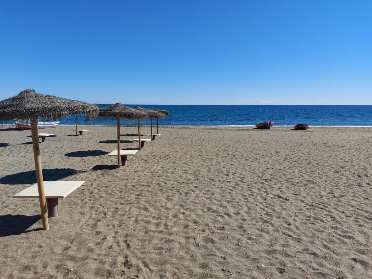 Noria 2, Pied Dans Le Sable, Magnifique Vue Mer, Piscine, Garage, Climatisation San Luis de Sabinillas Luaran gambar