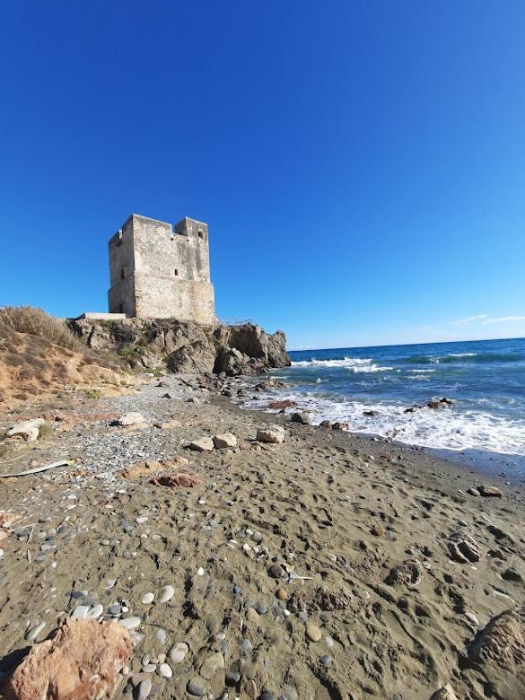 Noria 2, Pied Dans Le Sable, Magnifique Vue Mer, Piscine, Garage, Climatisation San Luis de Sabinillas Luaran gambar
