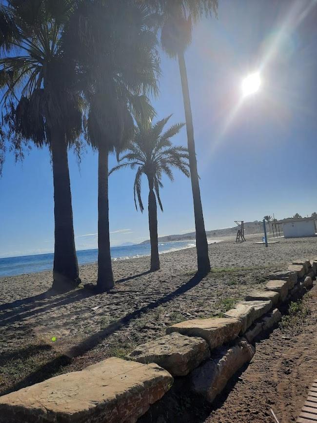 Noria 2, Pied Dans Le Sable, Magnifique Vue Mer, Piscine, Garage, Climatisation San Luis de Sabinillas Luaran gambar