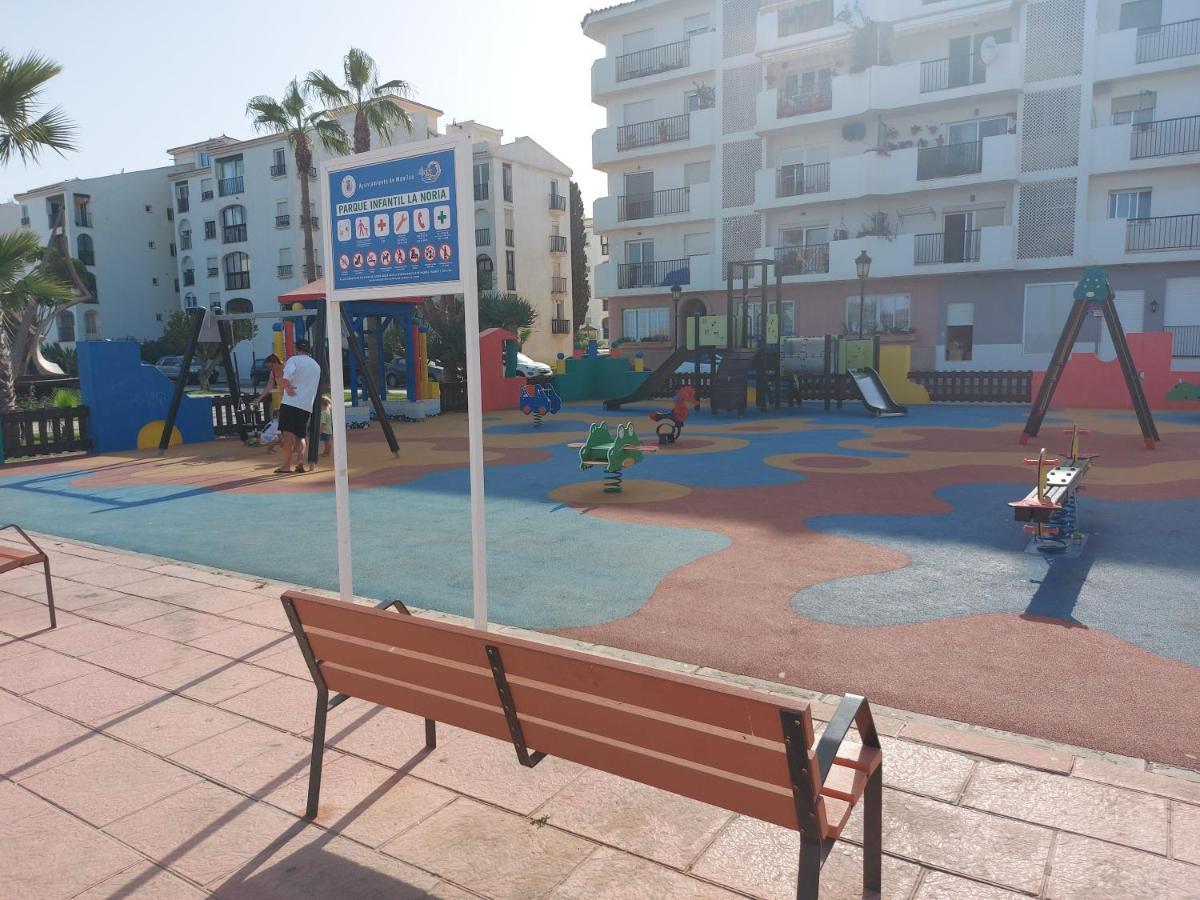 Noria 2, Pied Dans Le Sable, Magnifique Vue Mer, Piscine, Garage, Climatisation San Luis de Sabinillas Luaran gambar